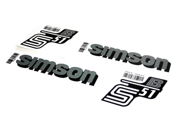 Bild von Klebefolie -Set Simson Moped S51