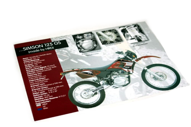 Bild von Simson-Prospekt  SIMSON 125 GS HRD 