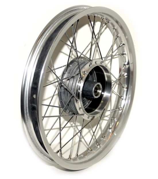 Bild von Speichenrad 16"x1,5 Alu poliert Simson S50 S51 S53 KR51  -2.Wahl 