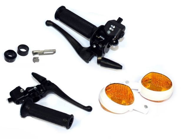 Bild von Anbauteile-Set für Lenker Simson Schwalbe KR51/2