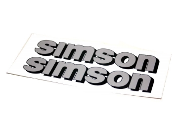 Zeige Details für Klebefolie SIMSON S51 silber/schwarz  -1 Paar  Bild von Klebefolie SIMSON S51 silber/schwarz  -1 Paar