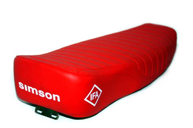 Bild von Sitzbank Simson S51 Enduro rot strukturiert