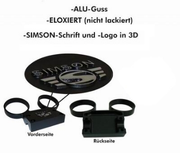 Zeige Details für Armaturenträger Simson S51 S53  -Alu schwarz Bild von Armaturenträger Simson S51 S53  -Alu schwarz