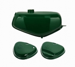 Bild von Tank-Set billardrün-lackiert + Seitendeckel S51 Enduro Bild von Tank-Set billardrün-lackiert + Seitendeckel S51 Enduro