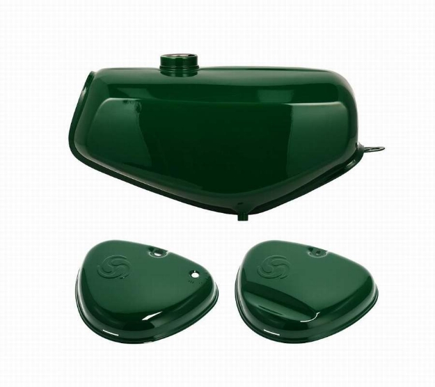 Bild von Tank-Set billardrün-lackiert + Seitendeckel S51 Enduro
