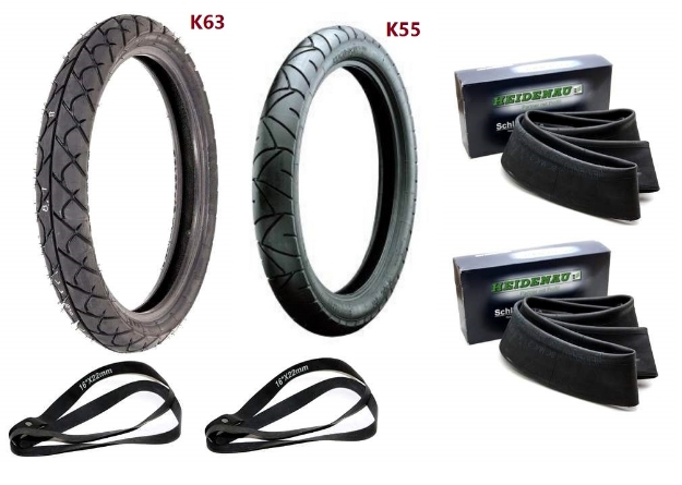 Bild von Reifen-Set Simson Moped S51sport  -Heidenau