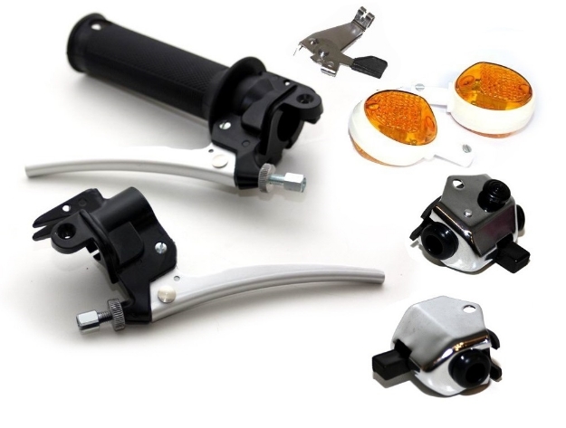 Bild von Anbauteile-Set für Lenker Simson Schwalbe KR51/1