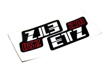 Zeige Details für Klebefolie Seitendeckel MZ ETZ250  -1Paar Bild von Klebefolie Seitendeckel MZ ETZ250  -1Paar