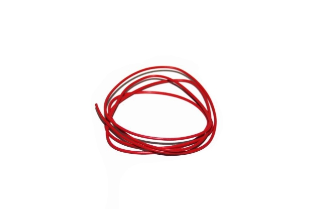 Bild von Kfz Leitung Kabel rot
