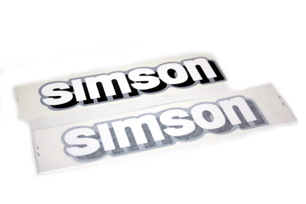 Bild von Wasserschiebebilder SIMSON S51 weiß/schwarz/silber  -1 Paar