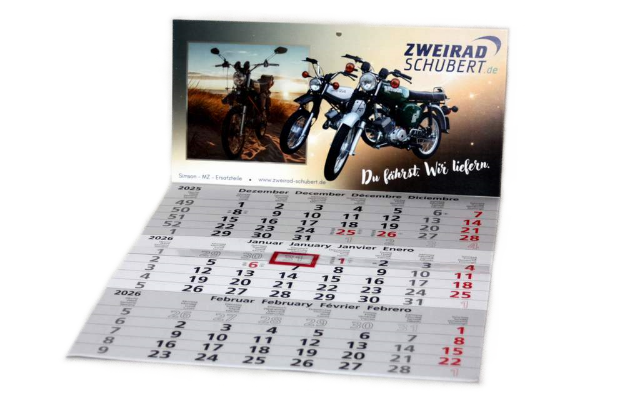 Bild von 3-Monats-Kalender 2026