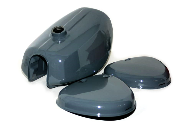 Bild von Tank-Set grau-glanz + Seitendeckel Simson S50 S51