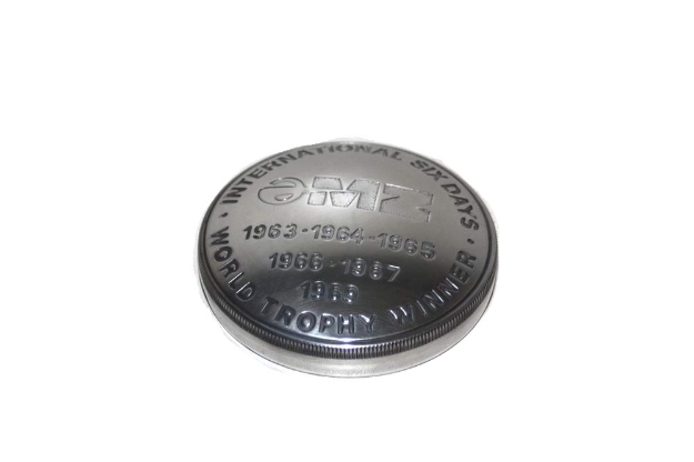 Bild von Tankdeckel E60 Alu-poliert "Trophy 1963/69"  MZ ES TS ETZ