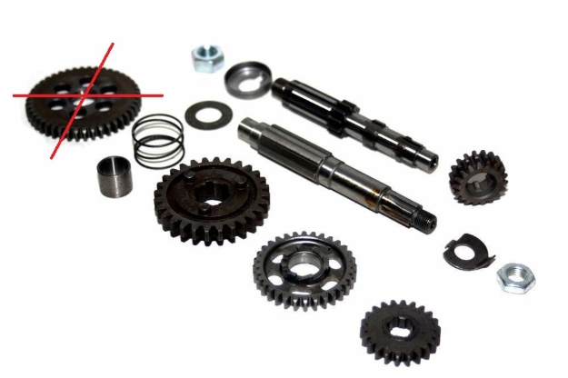 Bild von 3-Gang Getriebe Simson S50 KR51/1 SR4-2 SR4-3