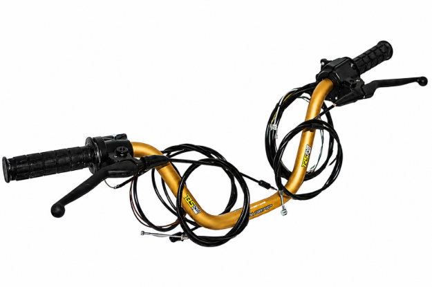 Bild von Lenkereinheit Simson S51B Enduro  -GS Lenker gold
