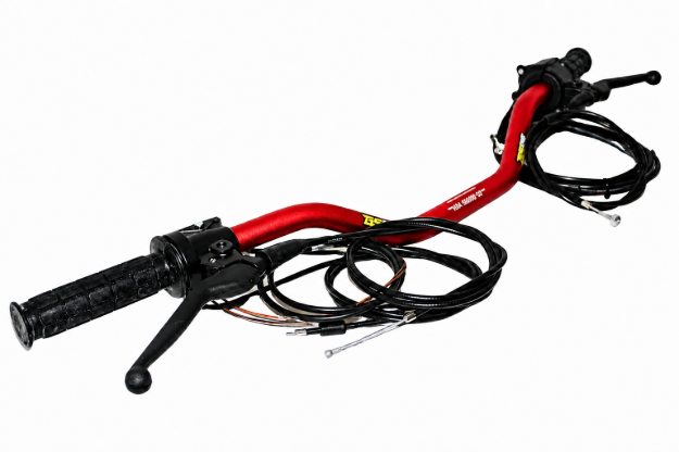 Bild von Lenkereinheit Simson S51B -GS Lenker rot