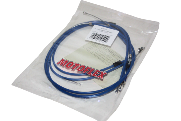 Bild von Bowdenzugsatz Simson S51 S70 S53  -MOTOFLEX -silber  -blau