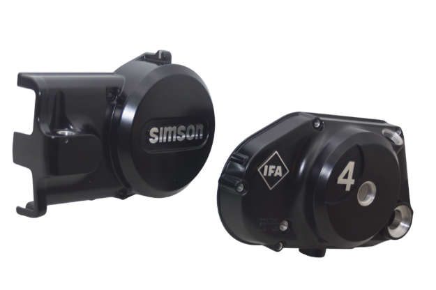 Bild von Kupplungsdeckel + Lichtmaschinendeckel S51 S53 KR51/2 SR50 SR80  -schwarz