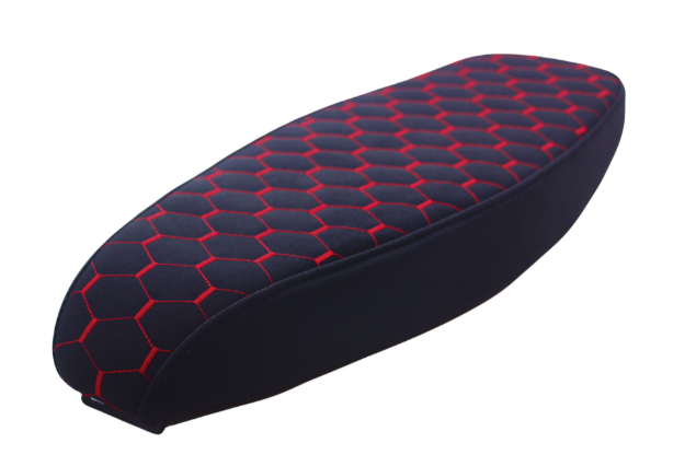 Bild von Sitzbank Tuning Simson S50 S51  -schwarz/rot