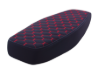 Bild von Sitzbank Tuning Simson S50 S51  -schwarz/rot
