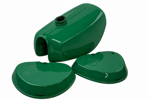 Bild von Tank-Set billardgrün-lackiert + Seitendeckel S50 S51