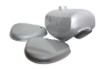Bild von Tank silber-lackiert + Seitendeckel S51 Enduro -2.Wahl