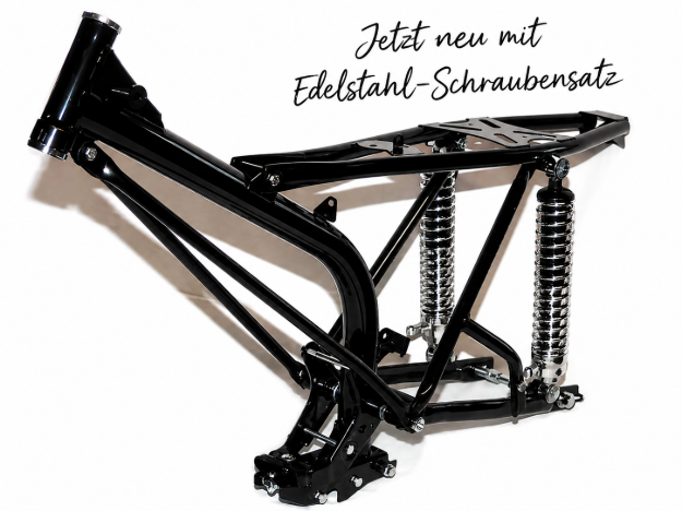 Bild von Fahrgestell Simson Rahmen S51  -Enduroausführung  -verstärkt Edelstahl-schrauben