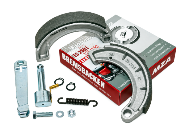 Bild von Bremsbackensatz MZ ETZ125 ETZ150  -für ø 150 mm