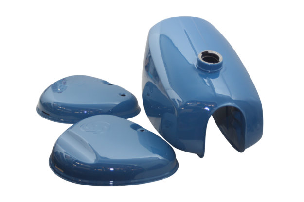 Bild von Tank-Set Blau Simson S50 S51 S70 Enduro  -mit Seitendeckel  2.Wahl