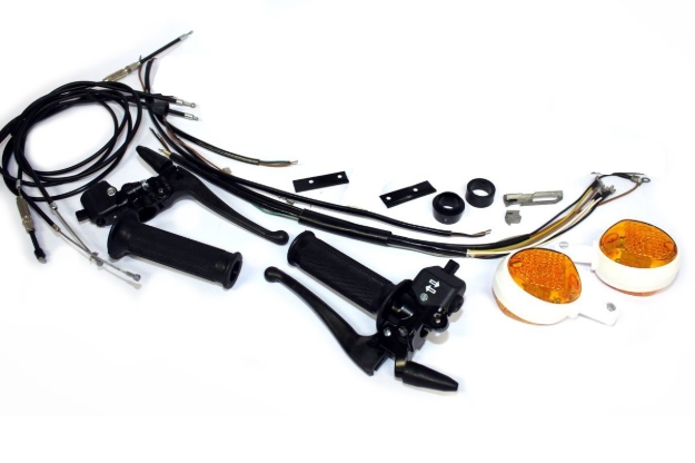 Bild von Anbauteile-Set für Lenker Simson Schwalbe KR51/1