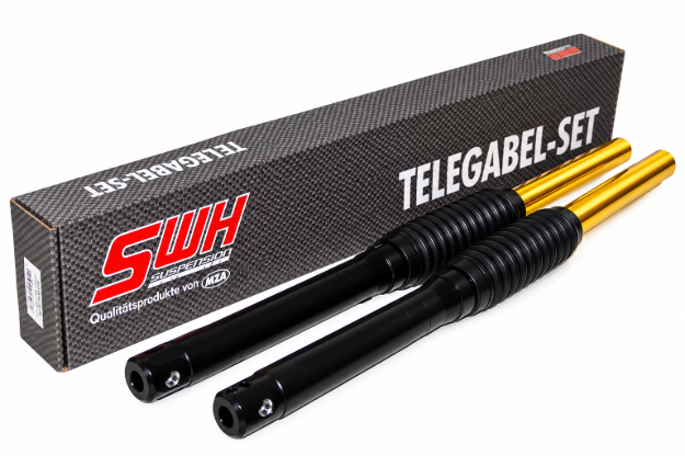 Bild von Telegabelholm Simson S51 S50 S53 S51E S70E  -schwarz/gold
